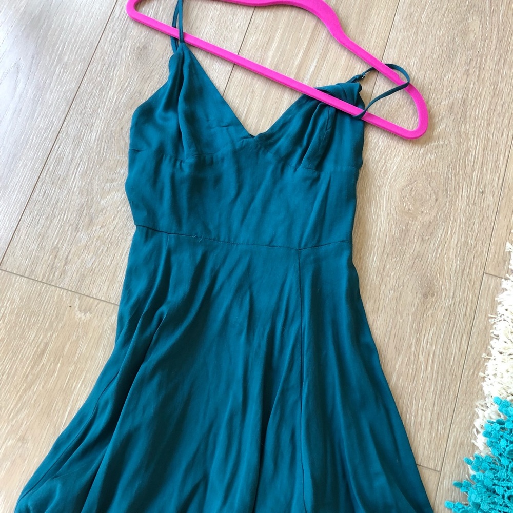 Blue mini dress